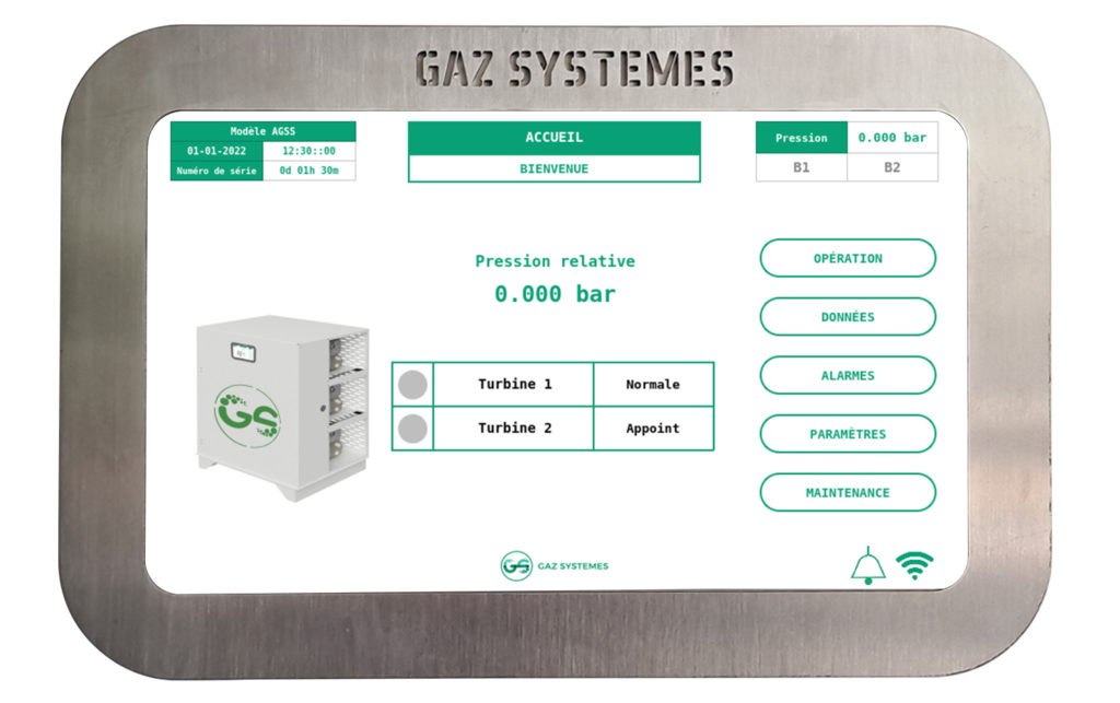 Interface de contrôle du système SEGA
